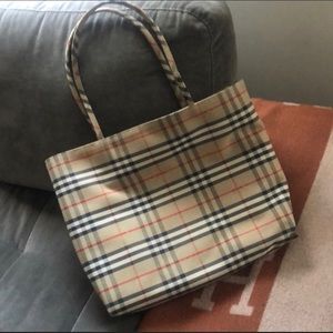 burberry London tote bag